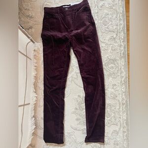 LOFT Deep Purple Corduroy Pants